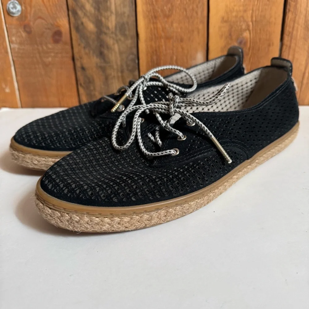 Cole Haan Suede Espadrille Lace Up - Picture 1 of 11